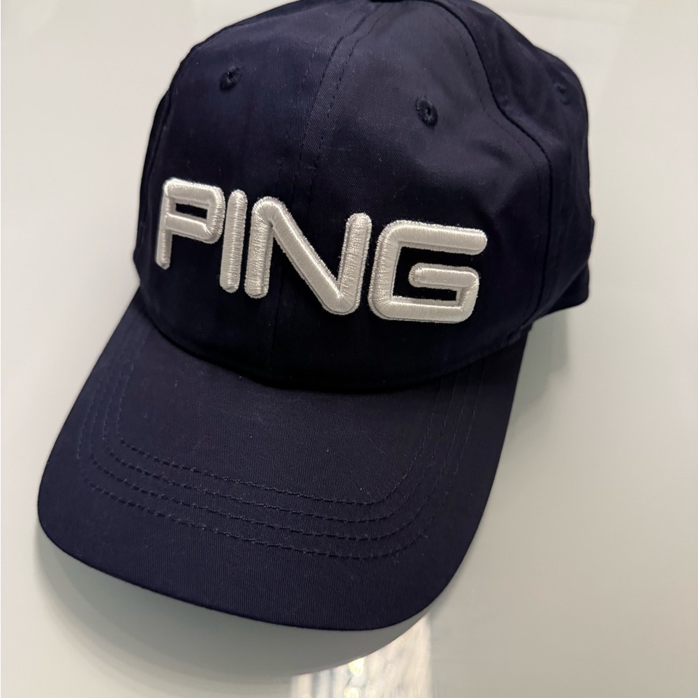 PING Golf Cap / Baseball Hat – Navy Blue | Adjustable | New